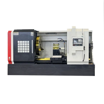 مخرطة CNC ذات مسار مسطح أفقي