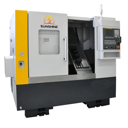 المخرطة المائلة CNC ذات التثبيت الهيدروليكي